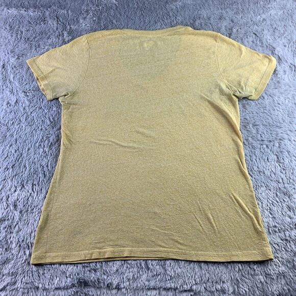 Green Bay Packers Shirt Women Extra Large Yellow Vneck Short Sleeve NFL Football - Picture 7 of 7